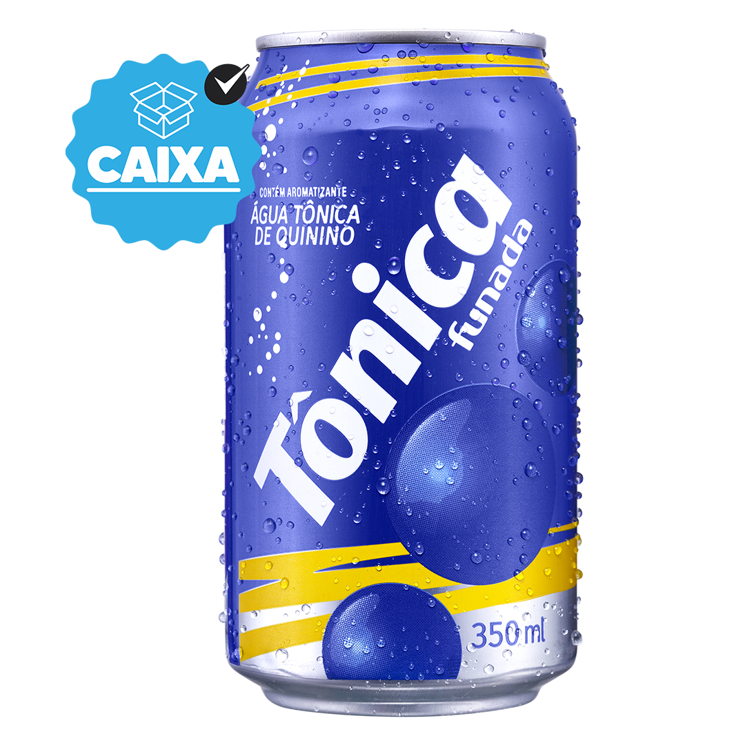 BEBIDA ÁGUA TONICA FUNADA LATA C/ 350 ML CAIXA C/ 06 UN